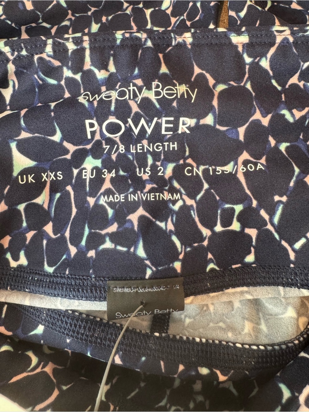 NWT Sweaty Betty Power 7/8 Workout Leggings Size XXS - 2 - Picture 3 of 11
